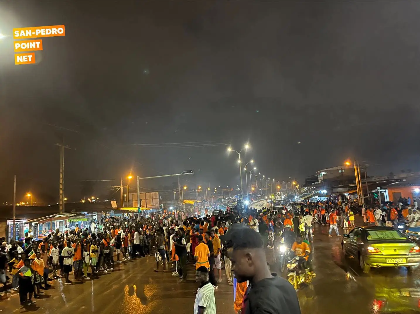 Les Éléphants font l’histoire, San Pedro envahit les rues malgré la pluie!